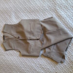 Boys dress slacks & matching vest size 5